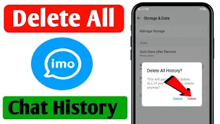 How To Delete All imo Chat History !! imo Chat History Delete...2024