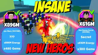 Got Insane New Heroes In Anime Punching Simulator!!