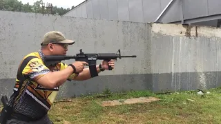 TNT Firearm Test. EMTAN KARMIEL LTD model MZ-4 cal 5.56 full auto