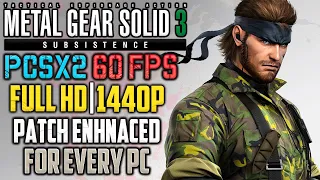 Play MGS3: Subsistence on PC - PCSX2 Guide | BEST Settings (2024)