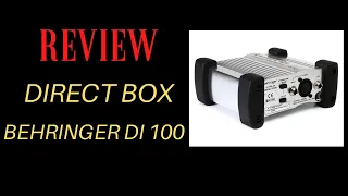 Review Direct Box ativo Behringer DI 100