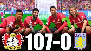 FIFA 23 | RONALDO, MESSI, MBAPPE, NEYMAR, ALLSTARS | LEVERKUSEN 107-0 ASTON VILLA | UCL FINAL (PS5)