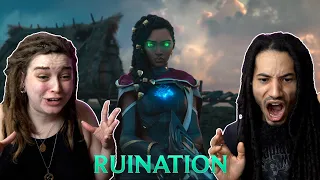 Arcane Fans React To Ruination | League Of Legends Season 2021 Cinematics