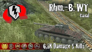 Rhm.-Borsig Waffenträger  |  6,1K Damage 5 Kills  |  WoT Blitz Replays