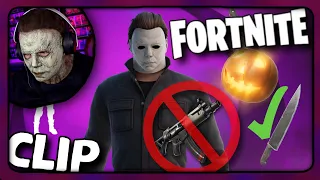 Playing As Michael Myers In Fortnite (Only Using Knife Challenge)