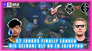 G2 Jankos Finally Landed His Sejuani Ult On EG Jojopyun [G2 vs EG]