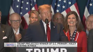 Trump wins South Carolina, easily beating Haley in her home state and closing in on GOP nomination