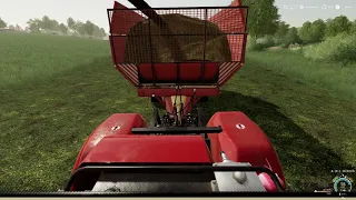 Farming Simulator 19.Карта Рассвет.Возим траву на силос.