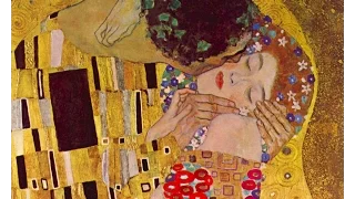 Вышивка крестом: Густав Климт "Поцелуй 1" "Риолис" Отчет №1