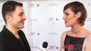 Louise Bourgoin at the "Mojave" #TFF2015 Premiere @BTVRtv with @ArthurKade