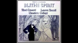 Blithe Spirit 1956 Live TV Theatre (Lauren Bacall, Claudette Colbert, Noel Coward, Mildred Natwick)