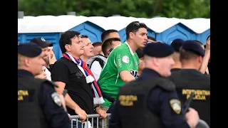 Navijači Hajduka odbijaju ući na stadion uoči utakmice Dinamo - Hajduk