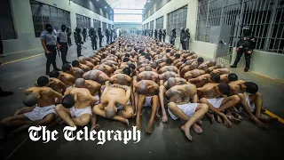 Thousands of El Salvador gang members moved to new 'mega prison'