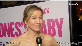 Renee Zellweger at the 'Bridget Jones's Baby' premiere on FabulousTV