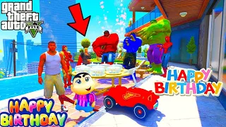 Shinchan Birthday Celebration in GTA 5 Hindi | Black Shinchan Birthday Party | GTA 5 AVENGERS