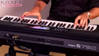 Kraft Music - Yamaha PSR-S750 Arranger Demo with Peter Baartmans