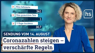 Coronazahlen steigen – verschärfte Regeln | hessenschau vom 14.08.2021