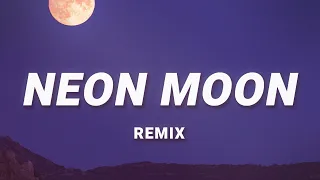 Neon Moon (Remix) - DJ Noiz, Brooks & Dunn (Lyrics) | Sun goes down on my side of town