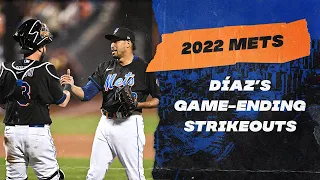 All of Edwin Díaz’s Game-Ending Strikeouts from 2022