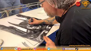 Live drawing Simon Bisley