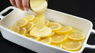 Do you have lemon at home? Lemon cake in 5 minutes that melts in your mouth!