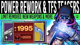 Destiny 2: HUGE POWER REWORK & LIMIT REMOVED! Sunset Loot, NEW Trailers, Account Power & New Cap