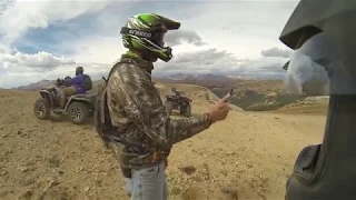 Tellurium Creek Trail (steep section ASCENT) - Taylor Park Colorado - ATV Ride Sep 19, 2018