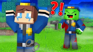 Why JJ and Mikey Became EVIL POLICEMAN? - Maizen Parody Video in Minecraft