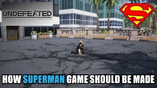 UNDEFEATED - This is what a real Superman game should be like