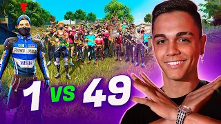 FREITAS vs. 49 INSCRITOS NO FREE FIRE!!