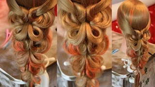 Коса "Бабочки" | Авторские причёски | Лена Роговая | Hairstyles by REM | Copyright © #hairstyles