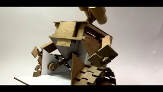 HOW TO MAKE REAL LIFE WALL E ROBOT FROM CARDBOARD