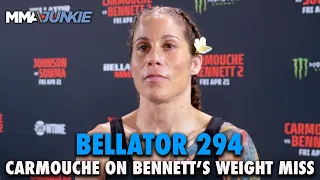 Liz Carmouche: I Want My Violence to DeAnna Bennett for Weight Miss to Get Her Cut | Bellator 294