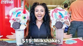 WORLD'S LARGEST MILKSHAKE CHALLENGE | Girl VS Food (**Sugar Overload**)