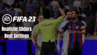 FIFA 23 Gameplay Sliders for More Realistic, Challenging Gameplay | Best Settings & Sliders