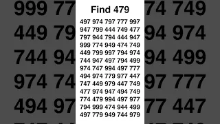 Optical illusion: This ultimate eye test will prove if you have 20/20 vision or not. Find 479 #viral