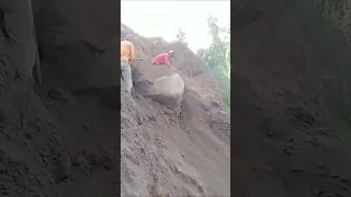 big rock fall