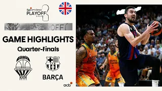 Valencia Basket - Barça (64-87) GAME HIGLIGHTS | Playoff Liga Endesa 2023