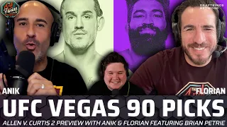 UFC Vegas 90 Preview with Brian Petrie + UFC 300 Odds with Jon Anik & Kenny Florian | A&F EP.479