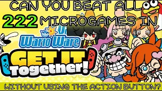 Can You Beat All 222 Microgames In Warioware Get It Together Without Using the Action Button?