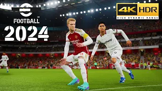 eFootball 2024 | Arsenal vs West Ham United | PREMIER LEAGUE PREDICTION | PC GAMEPLAY | 4K 60FPS HDR
