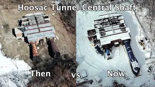 Hoosac Tunnel Central Shaft Updates - Then vs  Now