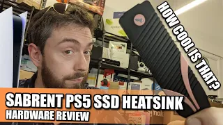 Sabrent PS5 SSD Heatsink Review - How Cool is it?