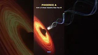 Sagittarius A* vs Largest Black Hole 🤫🗿 #shorts #space #universe