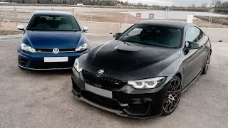 720BHP BMW M4 vs 600BHP GOLF R *REMATCH*