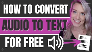 Convert Audio to Text for FREE | Unlimited Audio/Video Conversion Software Tutorial