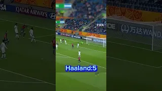 Haaland’s 9 Goals in One Game #shorts #football #haaland