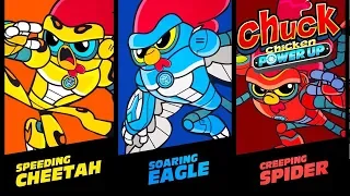 Chuck Chicken Power Up - All 6 episodes - Action Cartoon