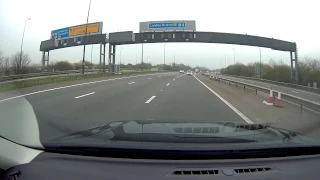 M4 Realignment Severn Bridge toll booths demolition westbound a