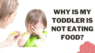 Why my toddler is not eating food?  Reasons toddler is not eating food.